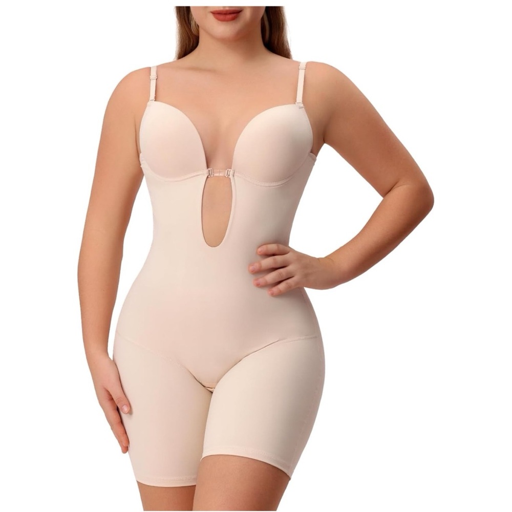 Slimers Cream Shapewear Bodysuit